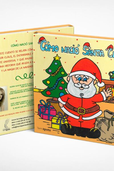 Libros-expuestos-como-nacio-santa-claus-gloria-aliacar